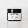 Organic almond and vanilla body butter in a bpa free jar for dry skin hydration