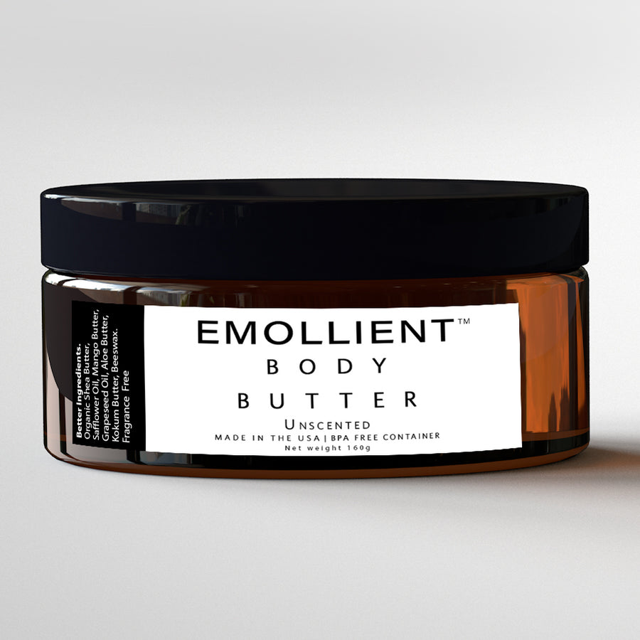Fragrance- free body butter for sensitive  skin hydration 