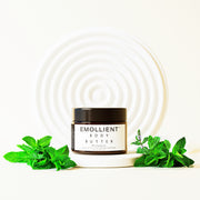 Peppermint body butter for post-workout muscle recovery and cooling relie