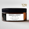 Jar of organic peppermint body butter for intense moisture and skin hydration.