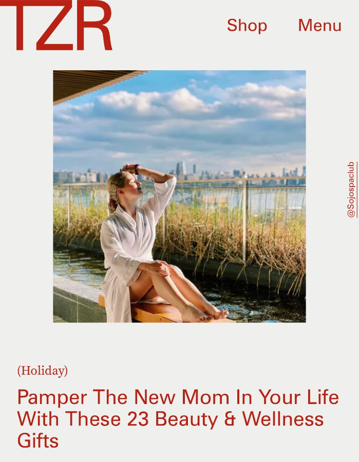 My Emollient featured in TZR Magazine under the ‘Pamper the New Mom in Your Life’ gift guide